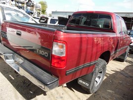 1996 Toyota T100 Burgundy Extended Cab 3.4L AT 4WD #Z24617